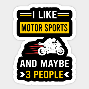 3 People Motor Sport Sports Motorsport Sticker